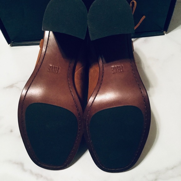 Frye Amy Side Ghillie Open Toe Ankle Boots 9.5 - Picture 9 of 9